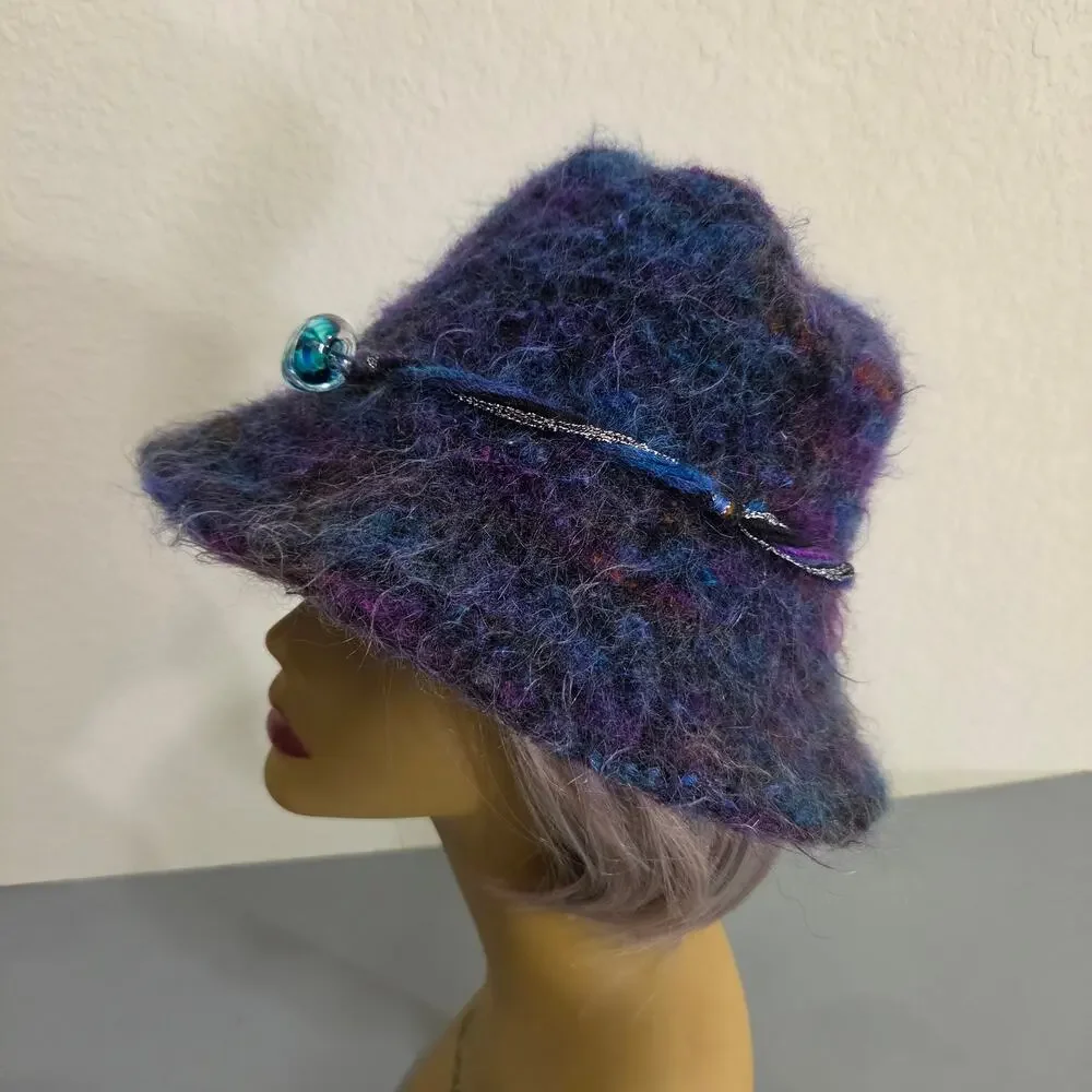 Handmade fuzzy knit